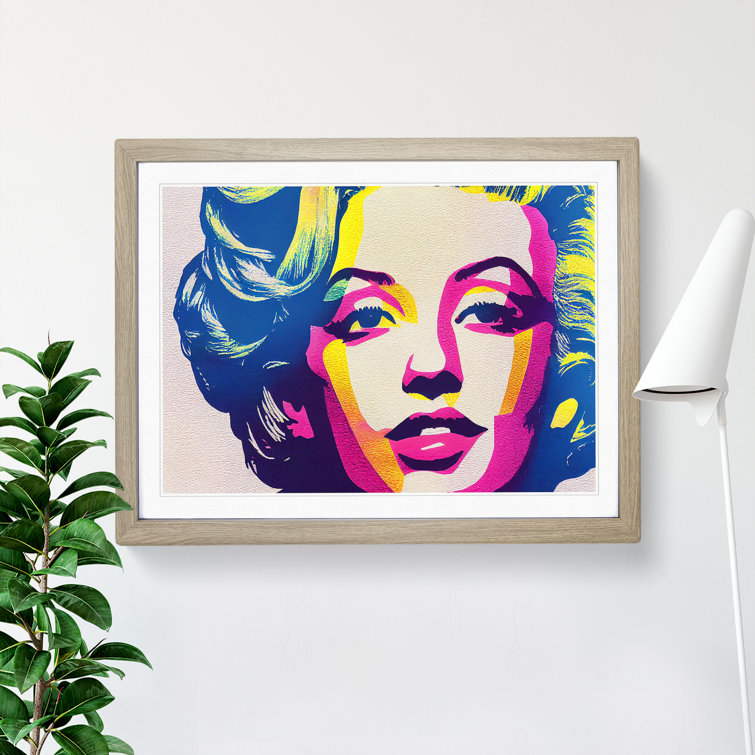 ClassicLiving Pop Woman Vol.2 Abstract Single Picture Frame Painting